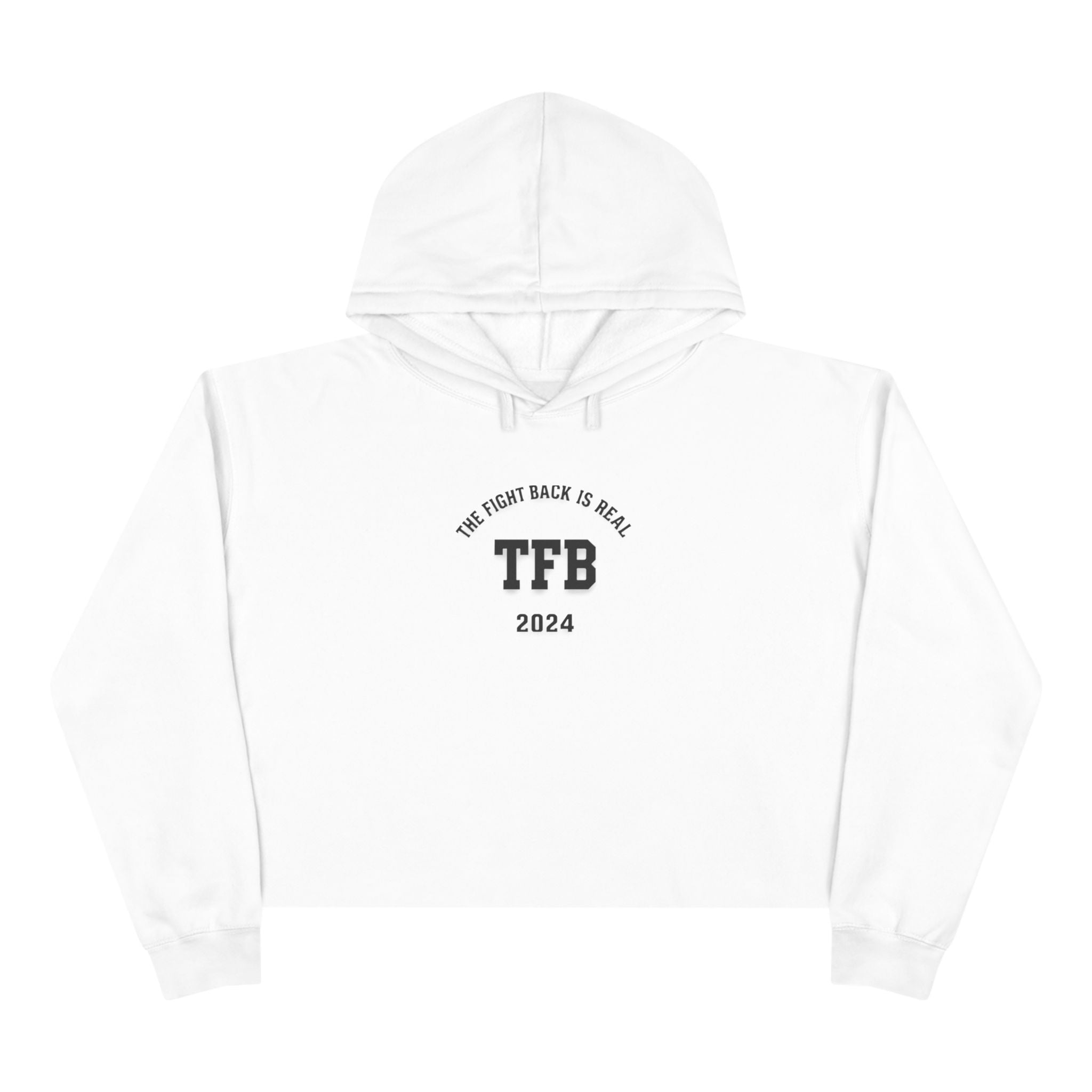 Cropped Hoodie — TFB 2024 Minimalist Arch Logo