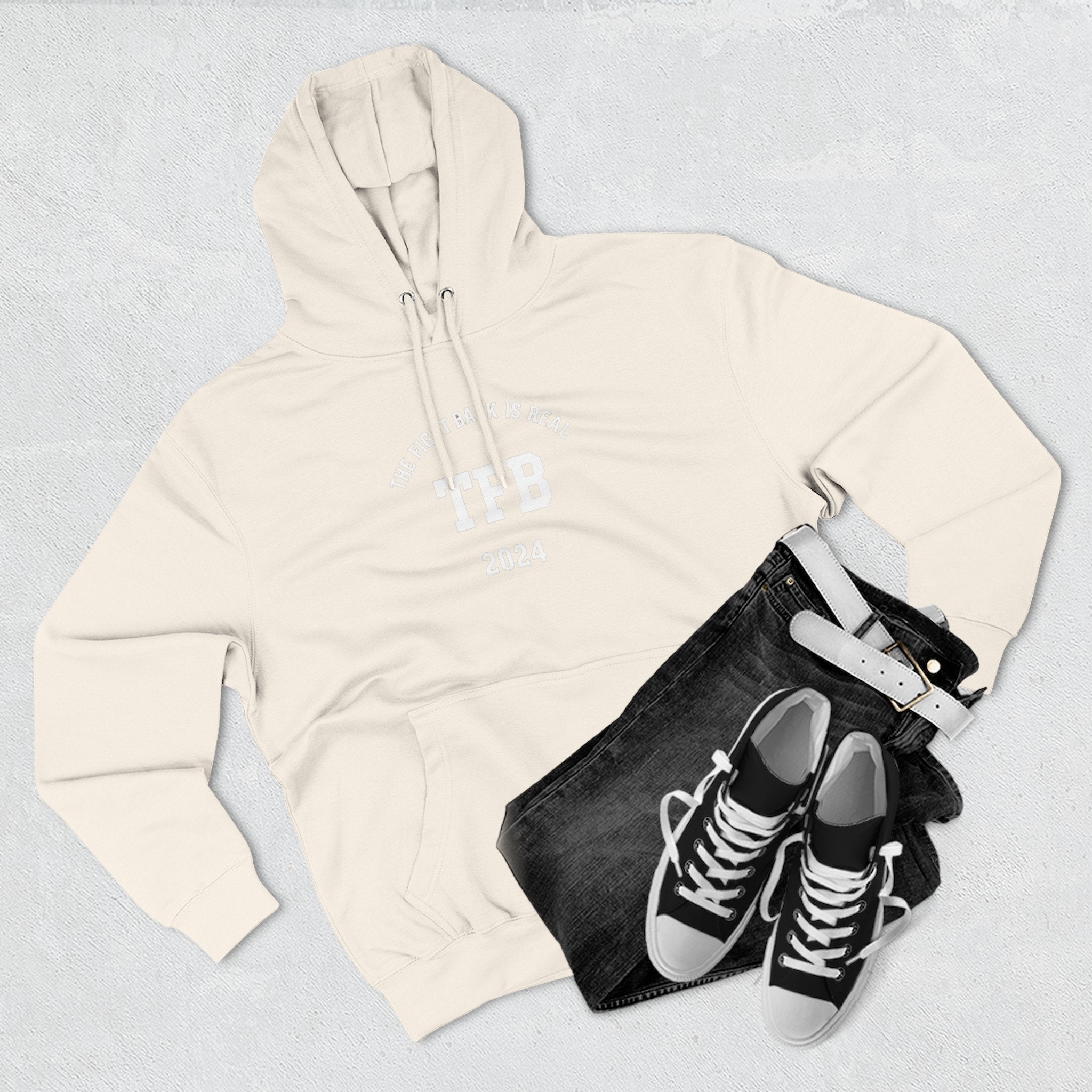 TFB 2024 Fleece Hoodie — Minimal Collegiate Pullover