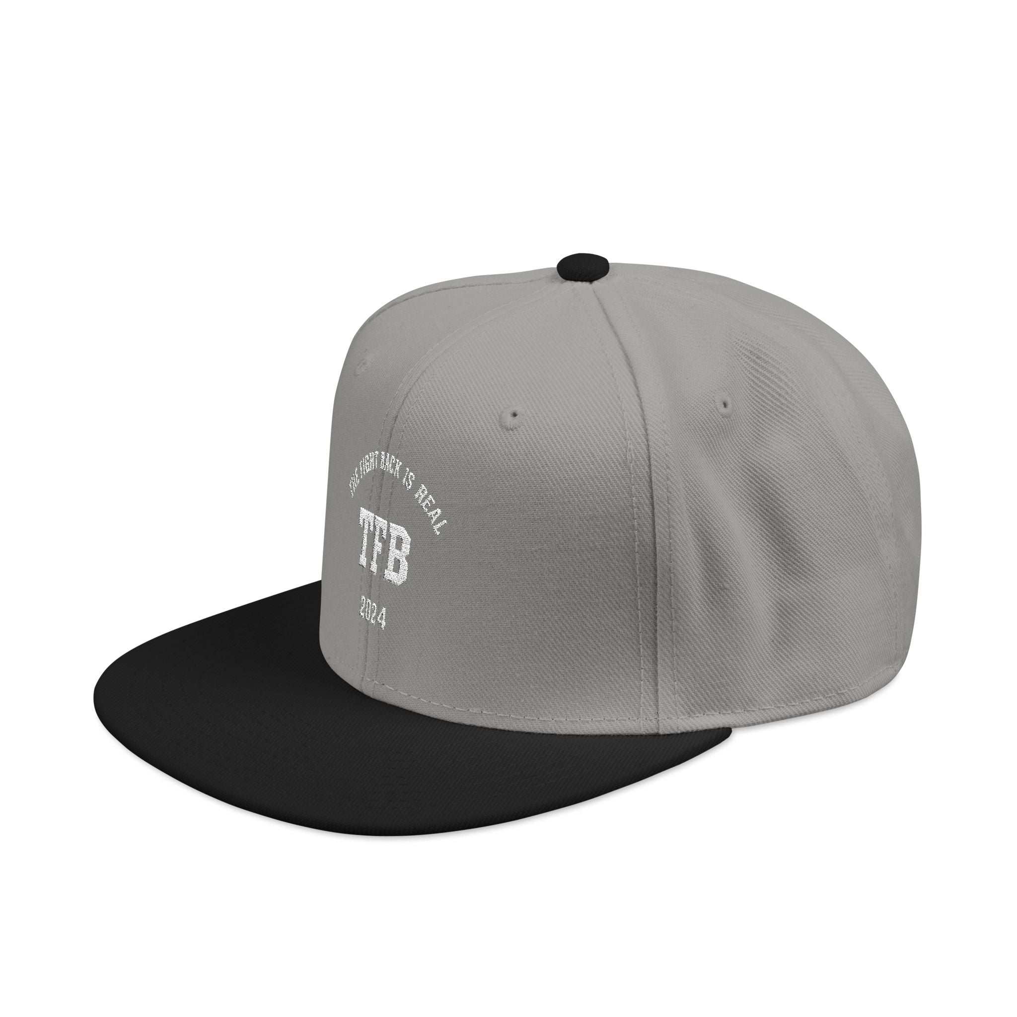 Embroidered Snapback Cap — Retro 'TB' Crest Hat