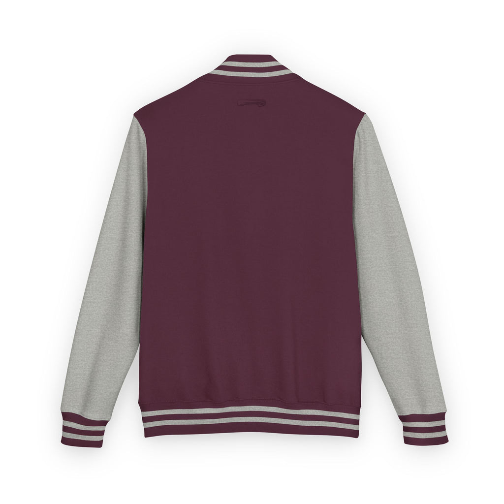 Letterman Jacket — 'TFB' Retro Varsity Coat (Red & White)