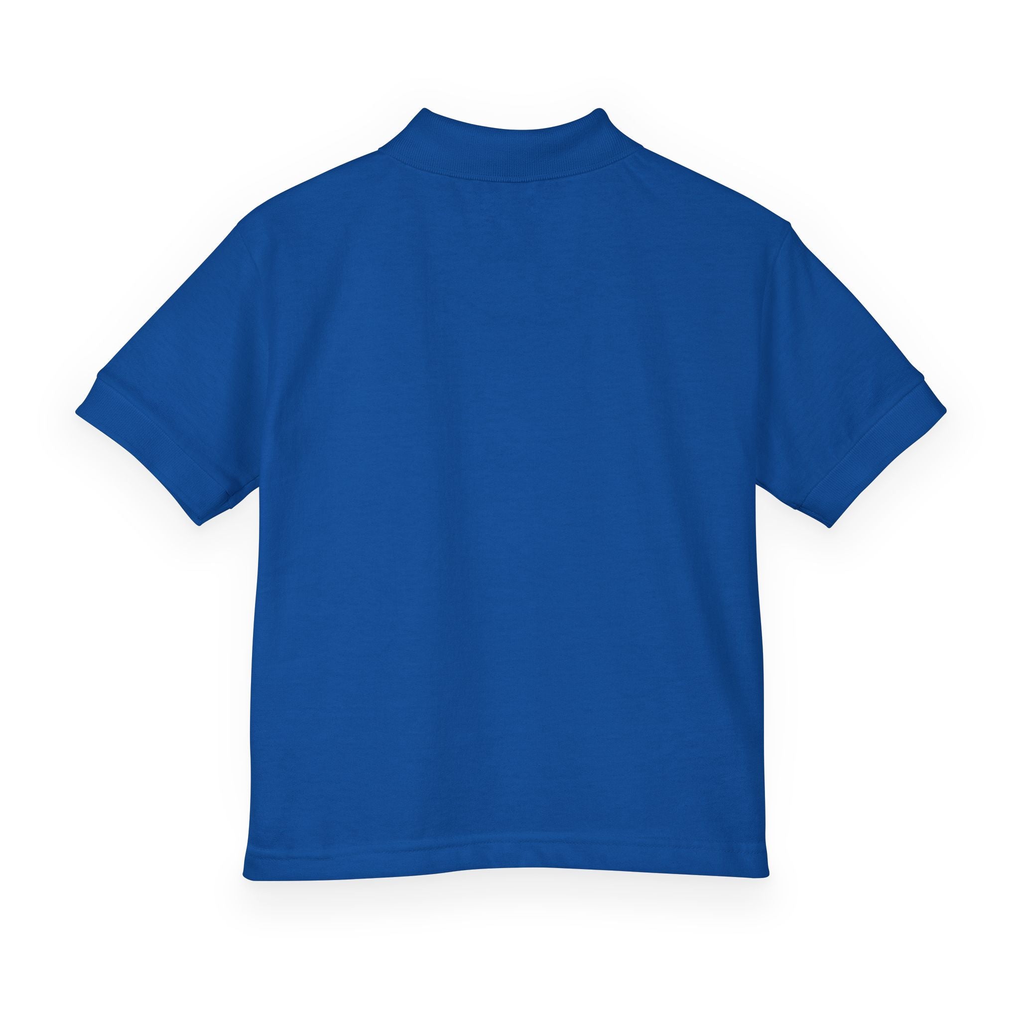 Youth Polo Shirt — Small White Arch Logo School Uniform
