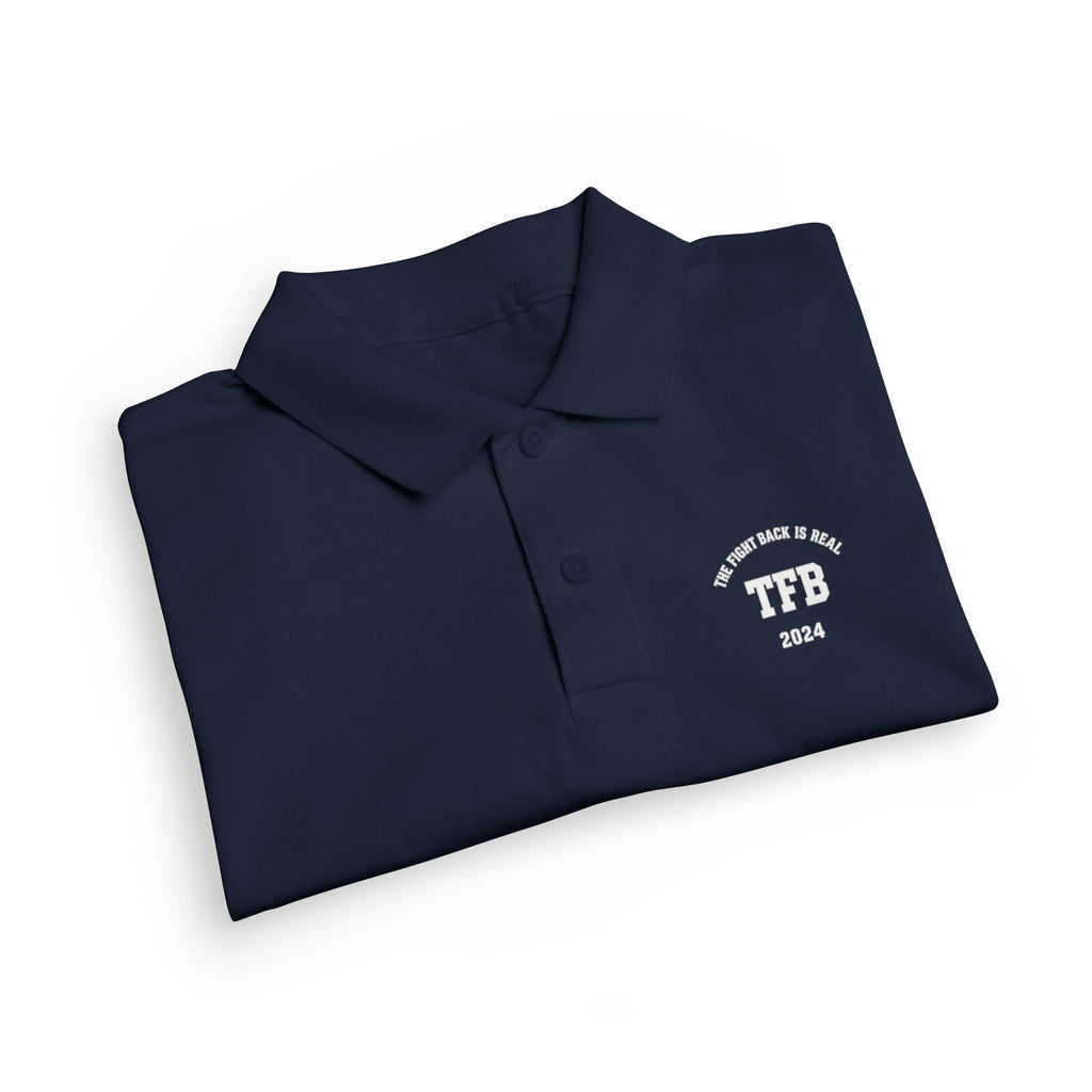 Youth Polo Shirt — Small White Arch Logo School Uniform
