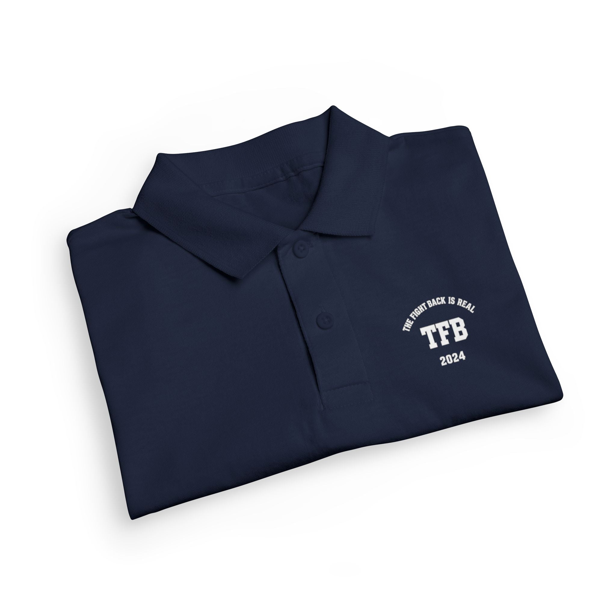 Youth Polo Shirt — Small White Arch Logo School Uniform