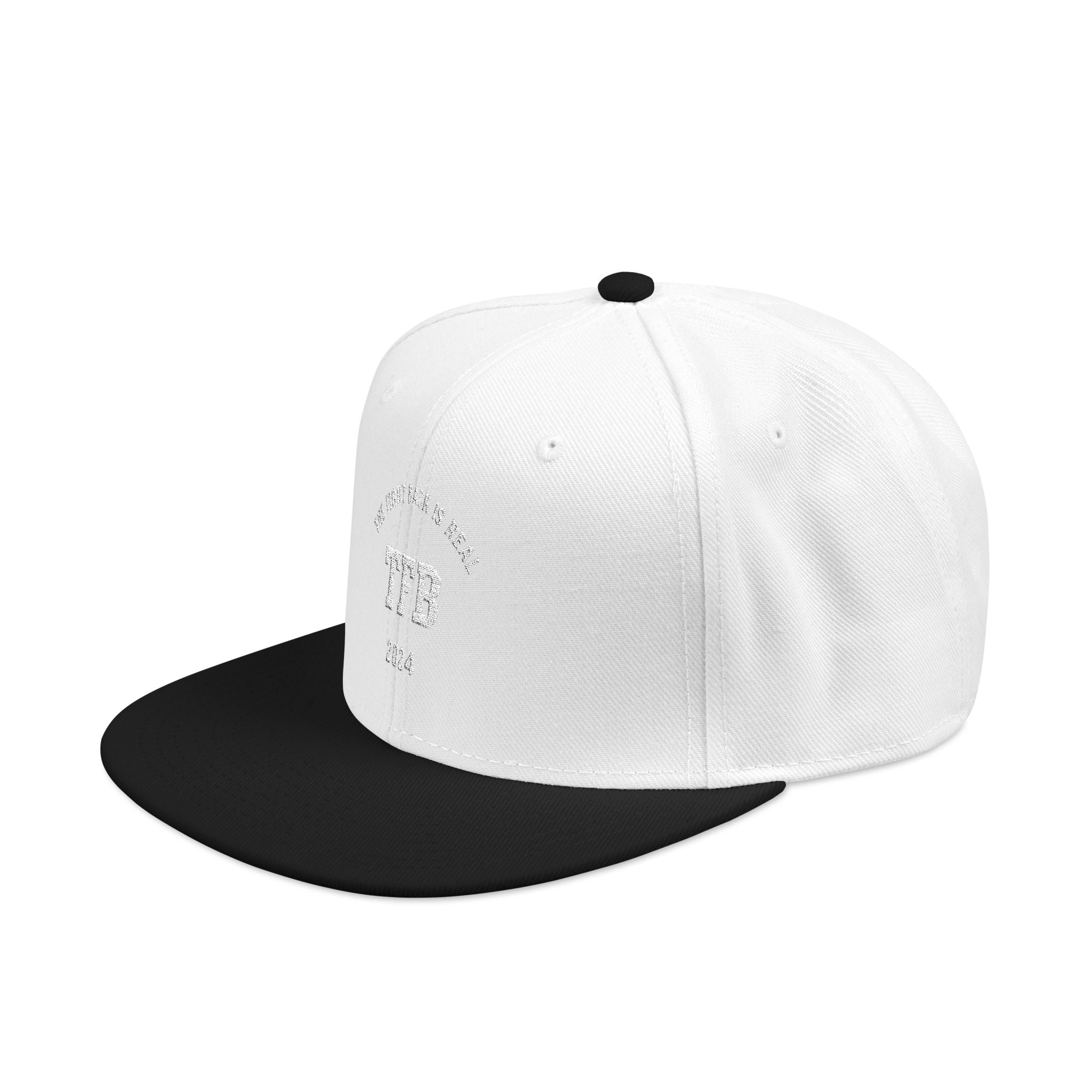 Embroidered Snapback Cap — Retro 'TB' Crest Hat