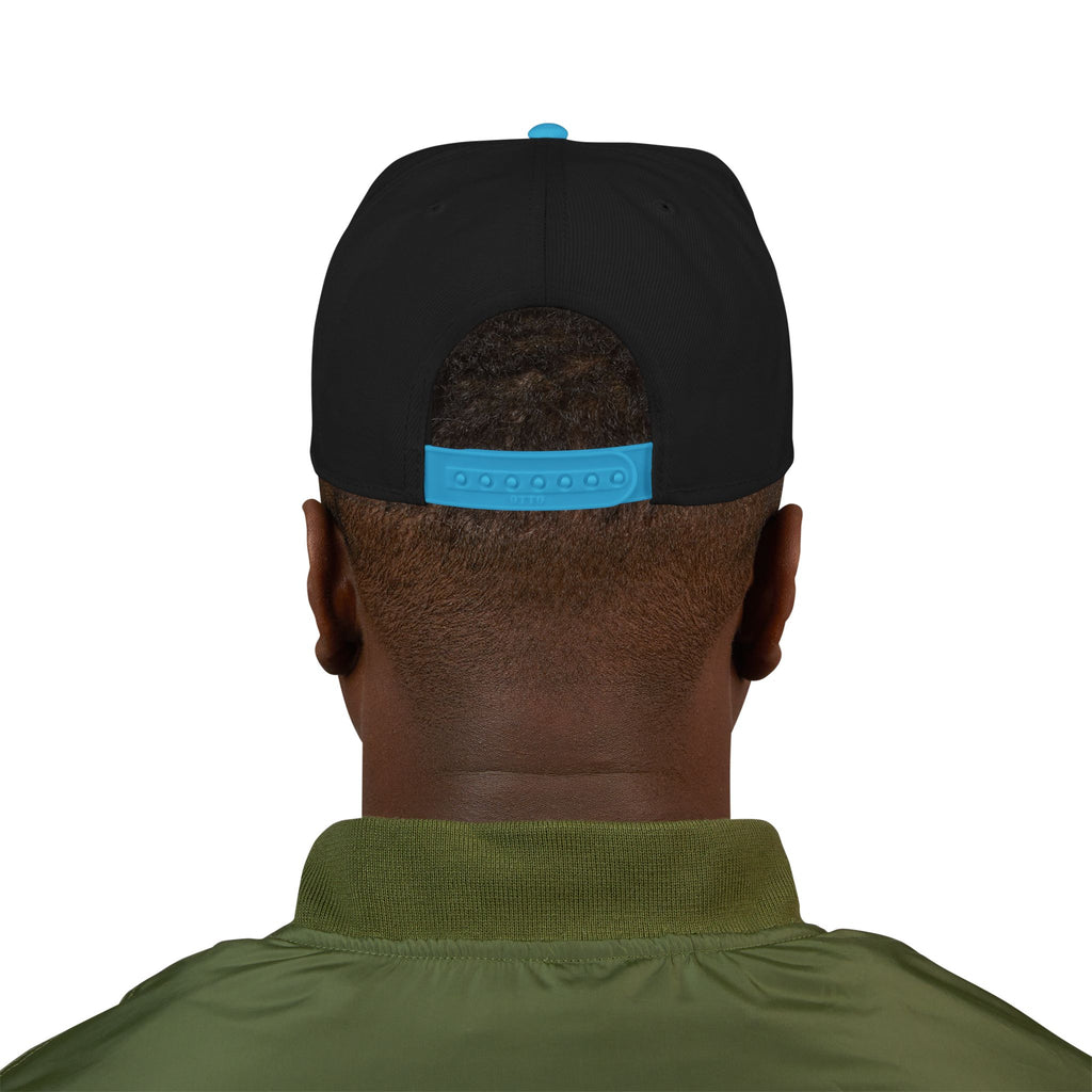 Embroidered Snapback Cap — Retro 'TB' Crest Hat