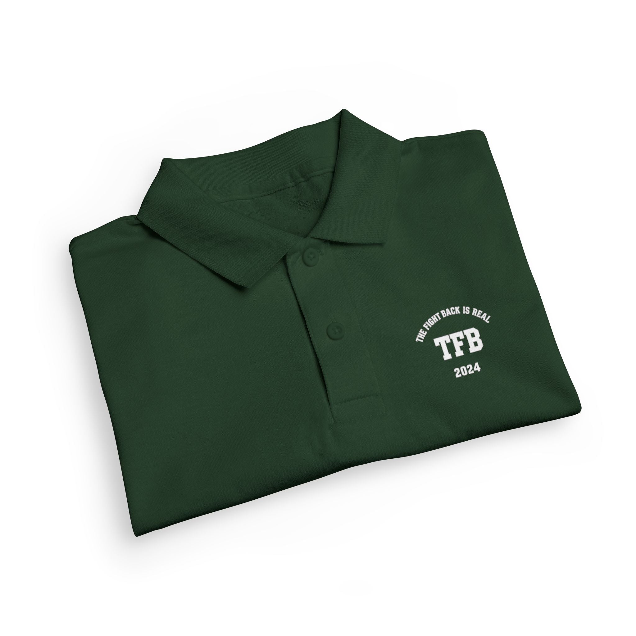 Youth Polo Shirt — Small White Arch Logo School Uniform