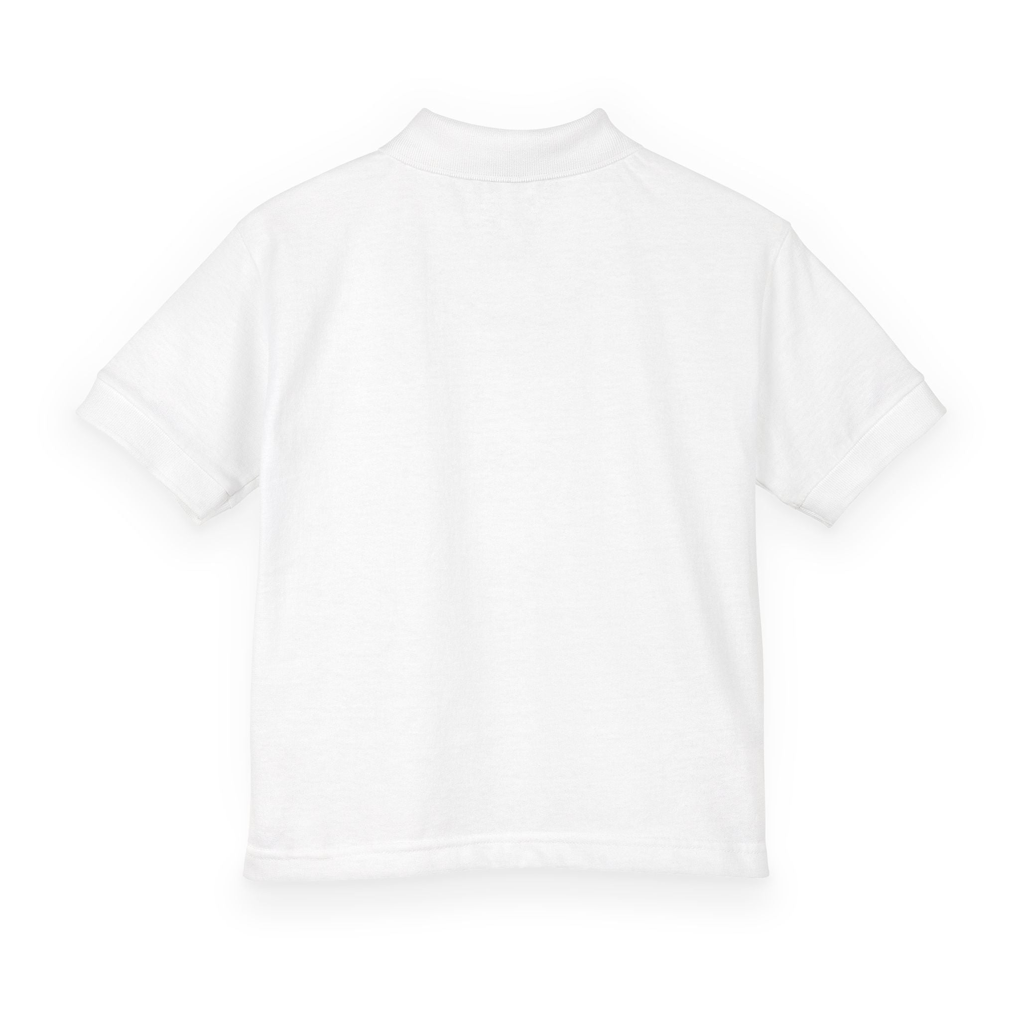 Kids Polo Shirt with Retro Telephone Icon — Youth DryBlend® Jersey Polo