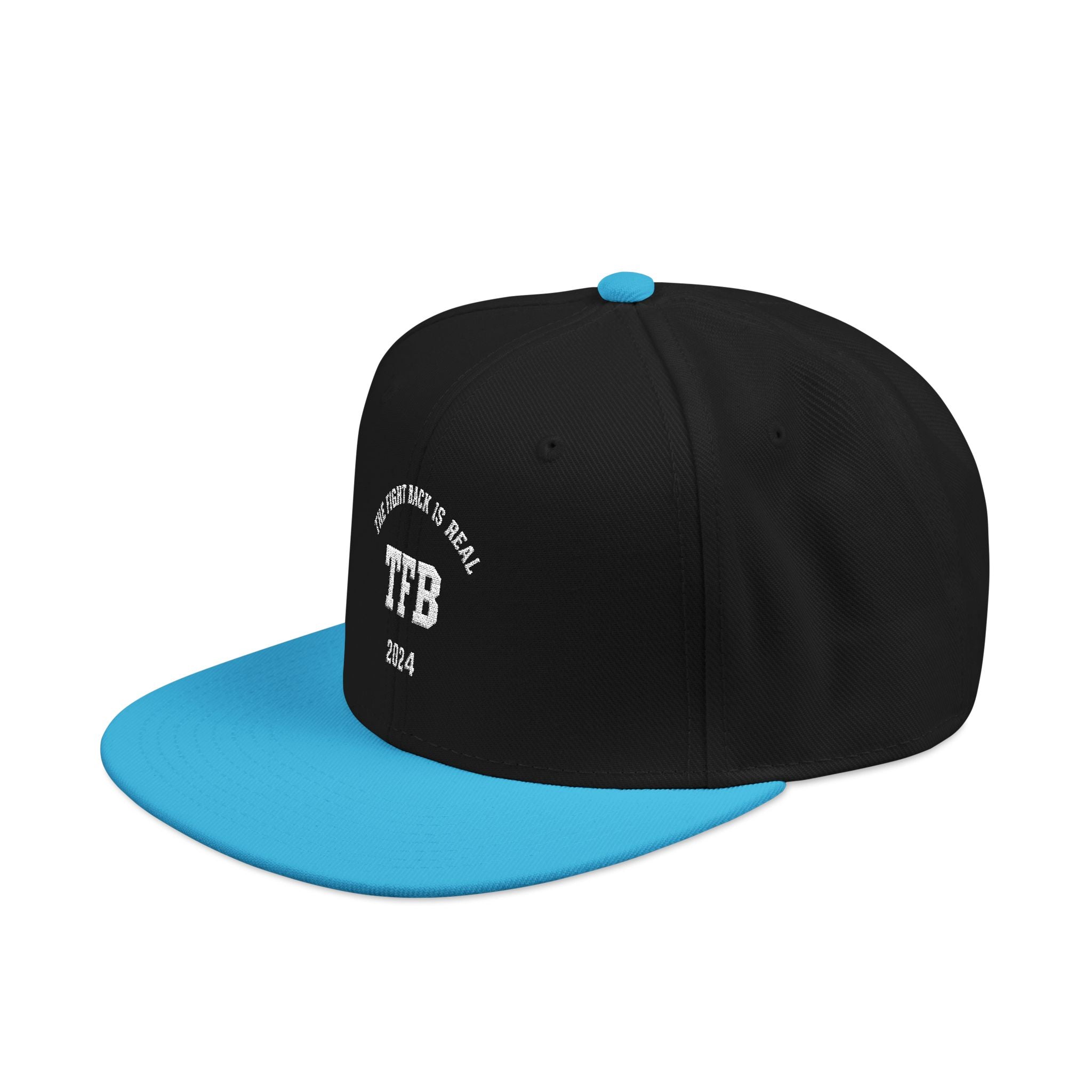 Embroidered Snapback Cap — Retro 'TB' Crest Hat