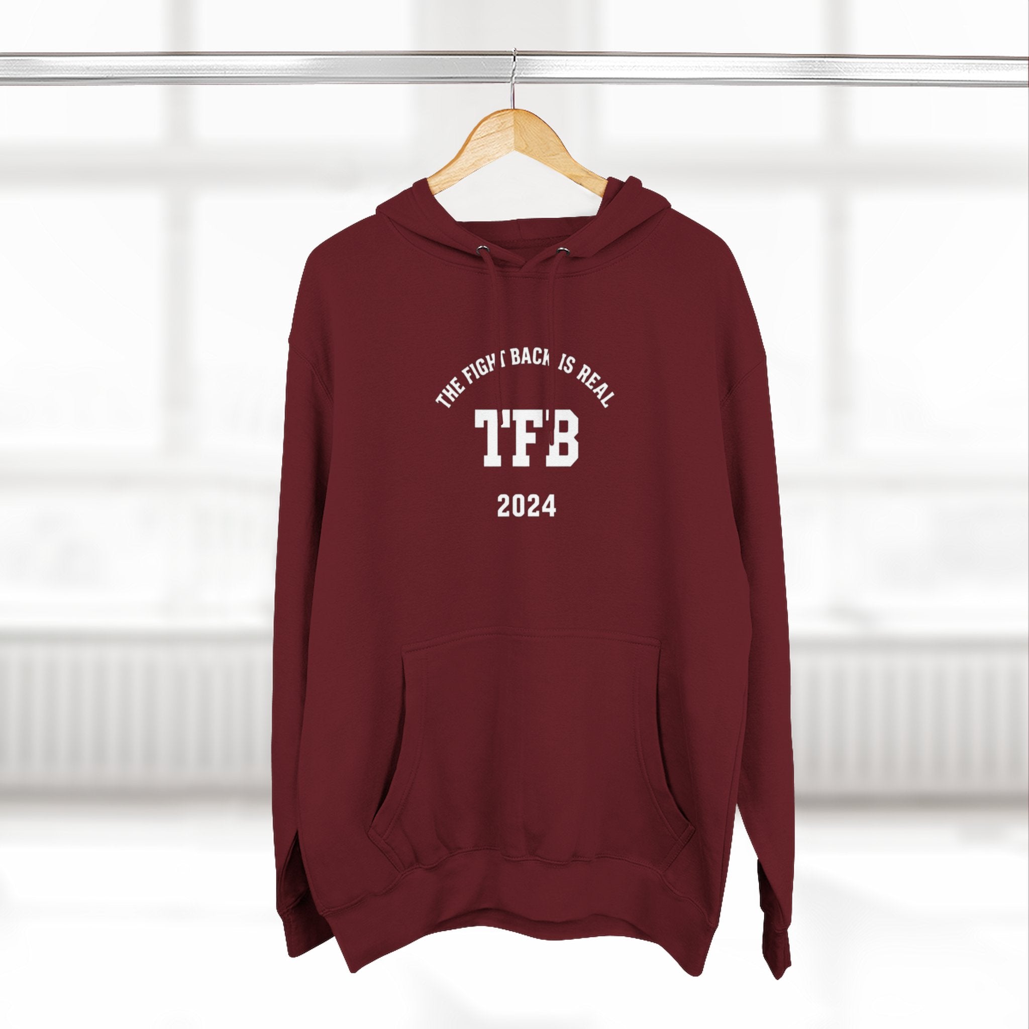 TFB 2024 Fleece Hoodie — Minimal Collegiate Pullover