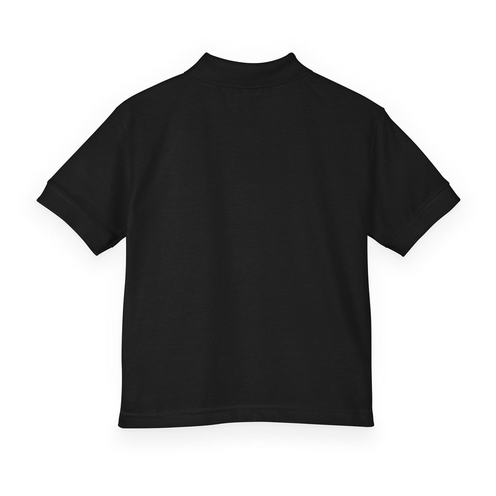 Youth Polo Shirt — Small White Arch Logo School Uniform