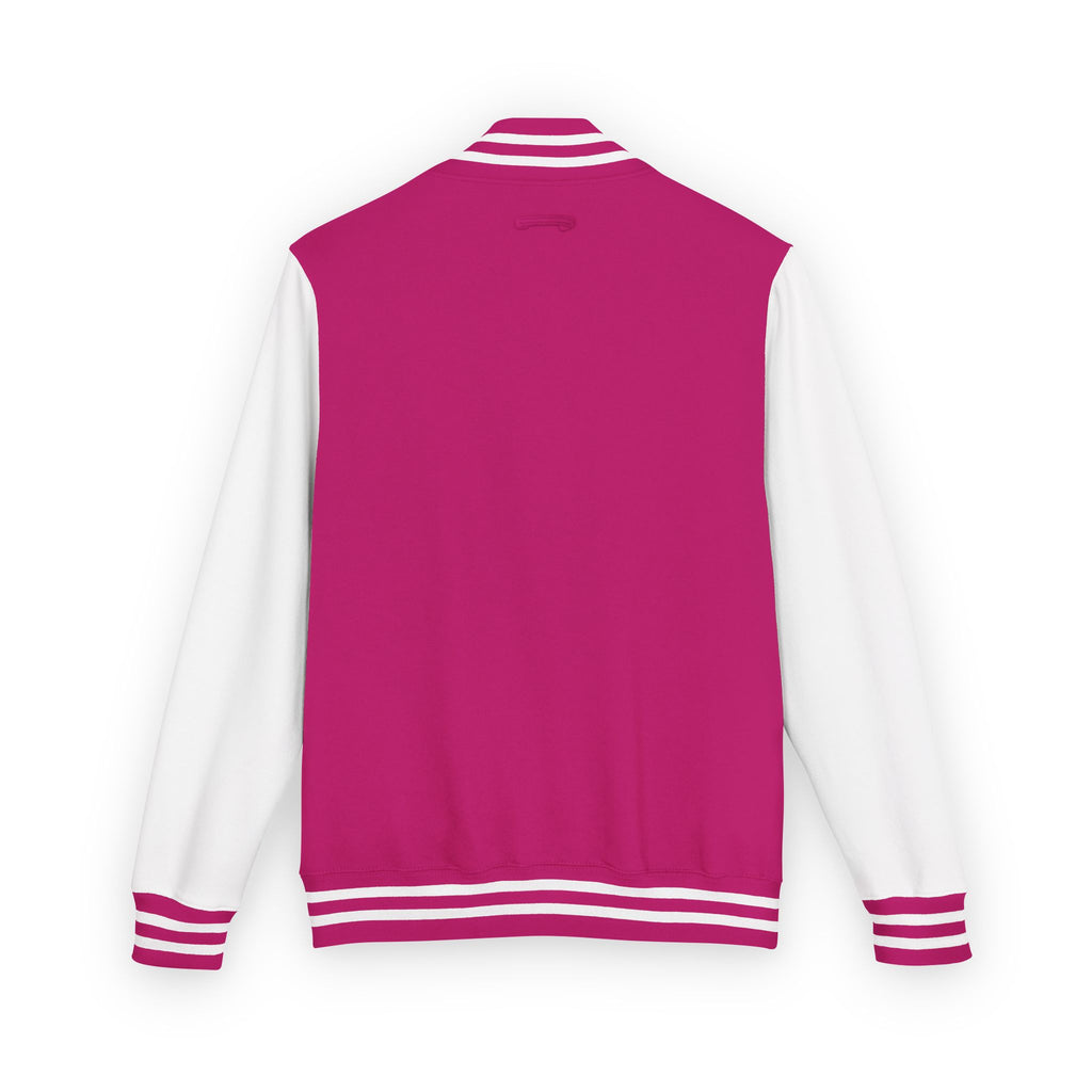 Letterman Jacket — 'TFB' Retro Varsity Coat (Red & White)