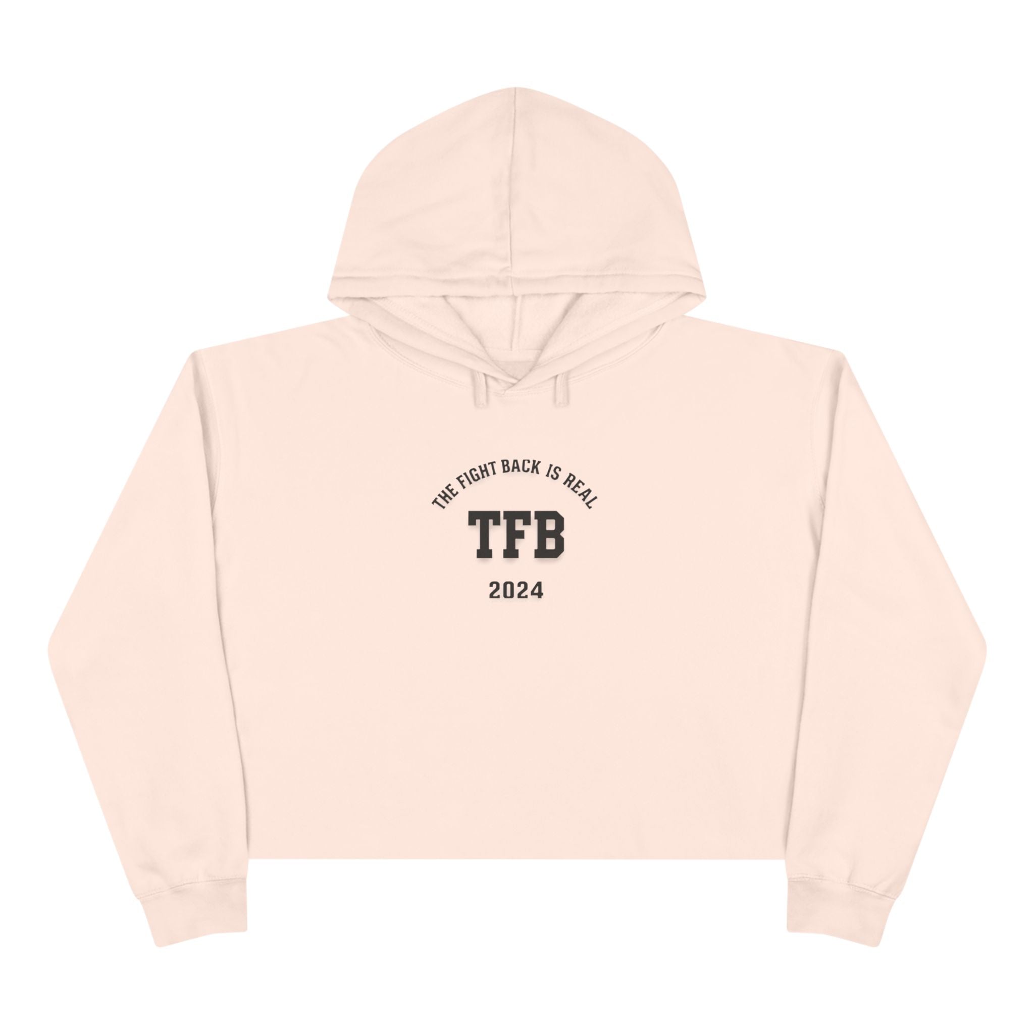 Cropped Hoodie — TFB 2024 Minimalist Arch Logo