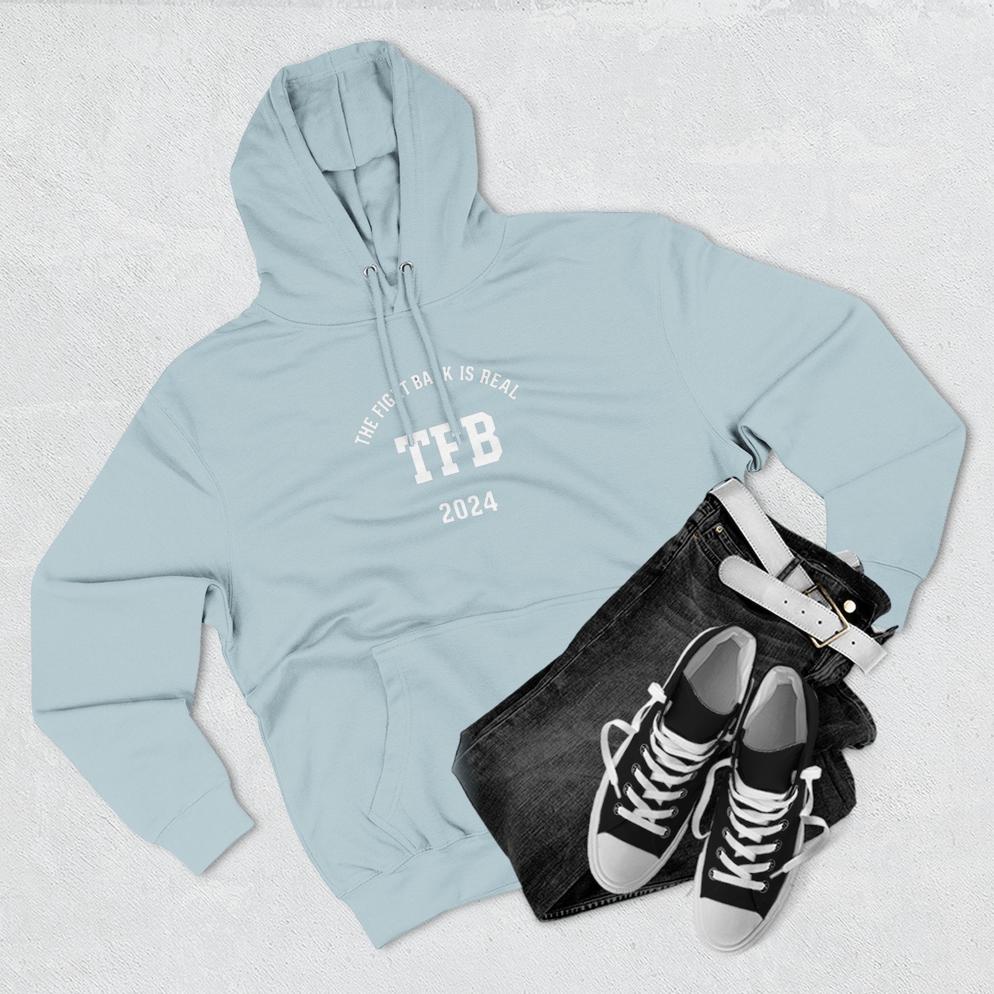 TFB 2024 Fleece Hoodie — Minimal Collegiate Pullover