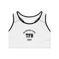 TFB 2024 Sports Bra — "The Fight Back Is Real" Athletic Crop Top