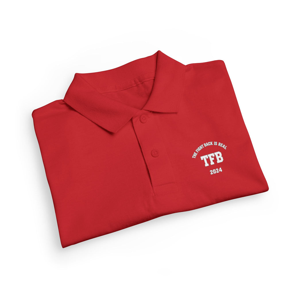 Youth Polo Shirt — Small White Arch Logo School Uniform