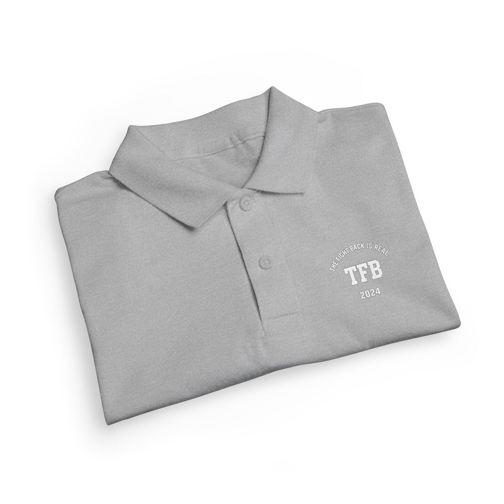 Youth Polo Shirt — Small White Arch Logo School Uniform