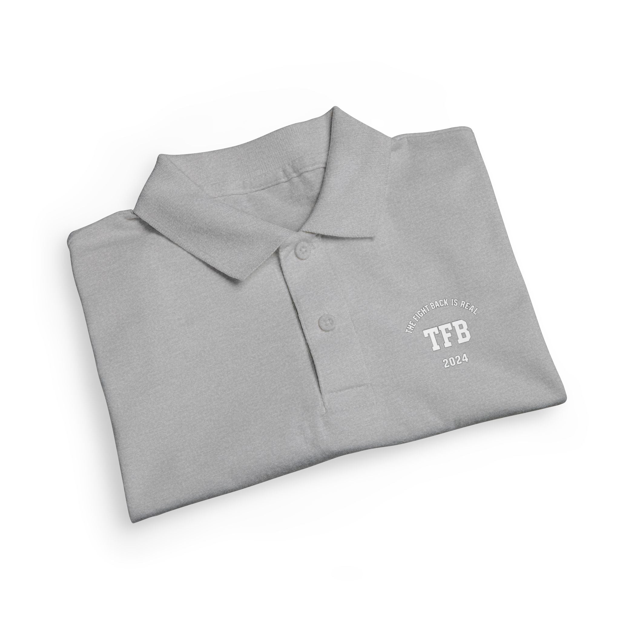Youth Polo Shirt — Small White Arch Logo School Uniform