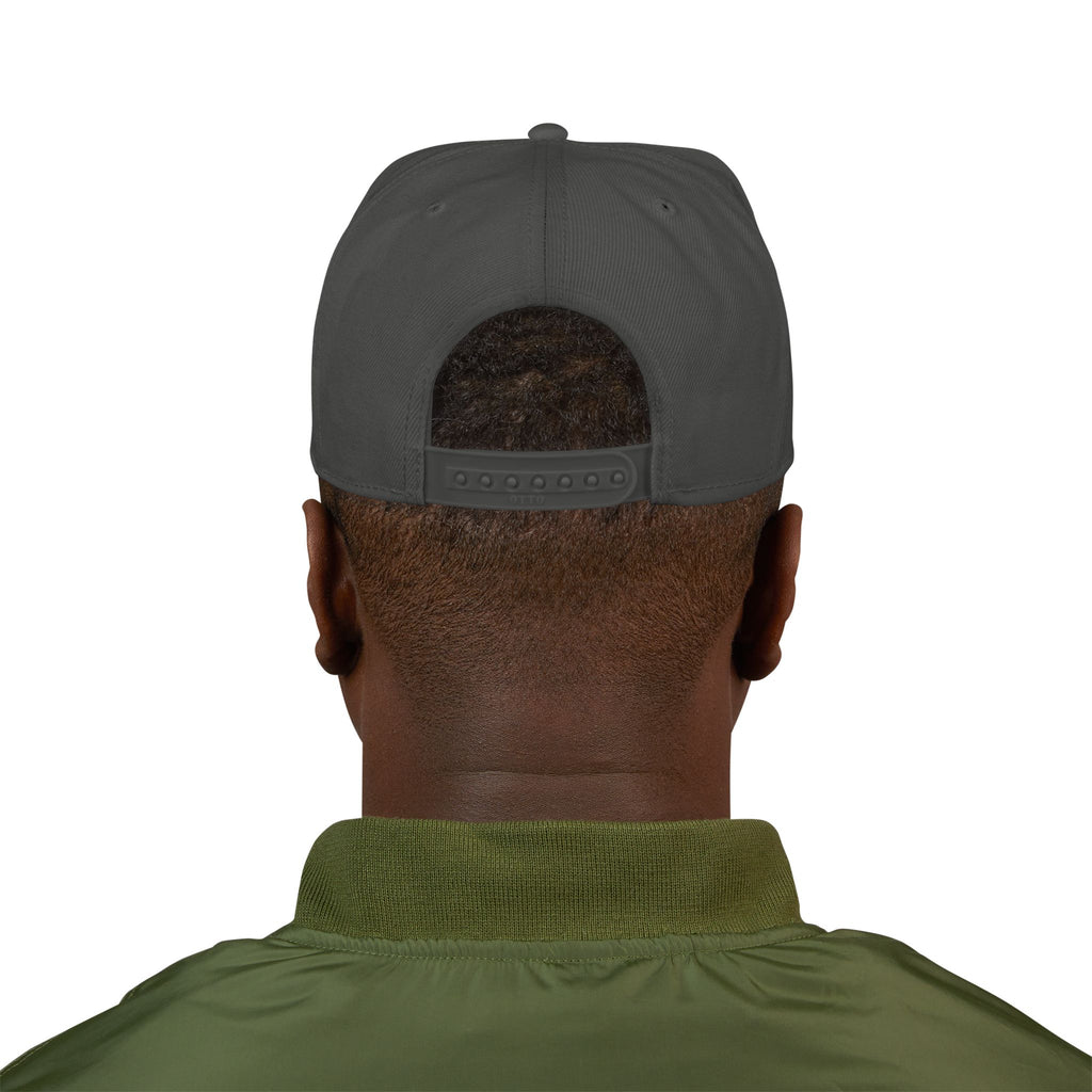 Embroidered Snapback Cap — Retro 'TB' Crest Hat