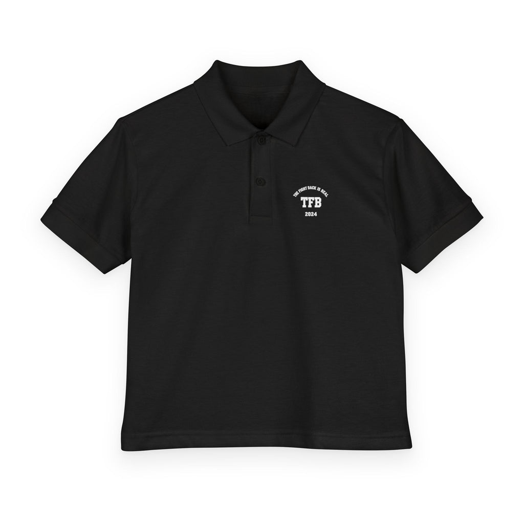 Youth Polo Shirt — Small White Arch Logo School Uniform