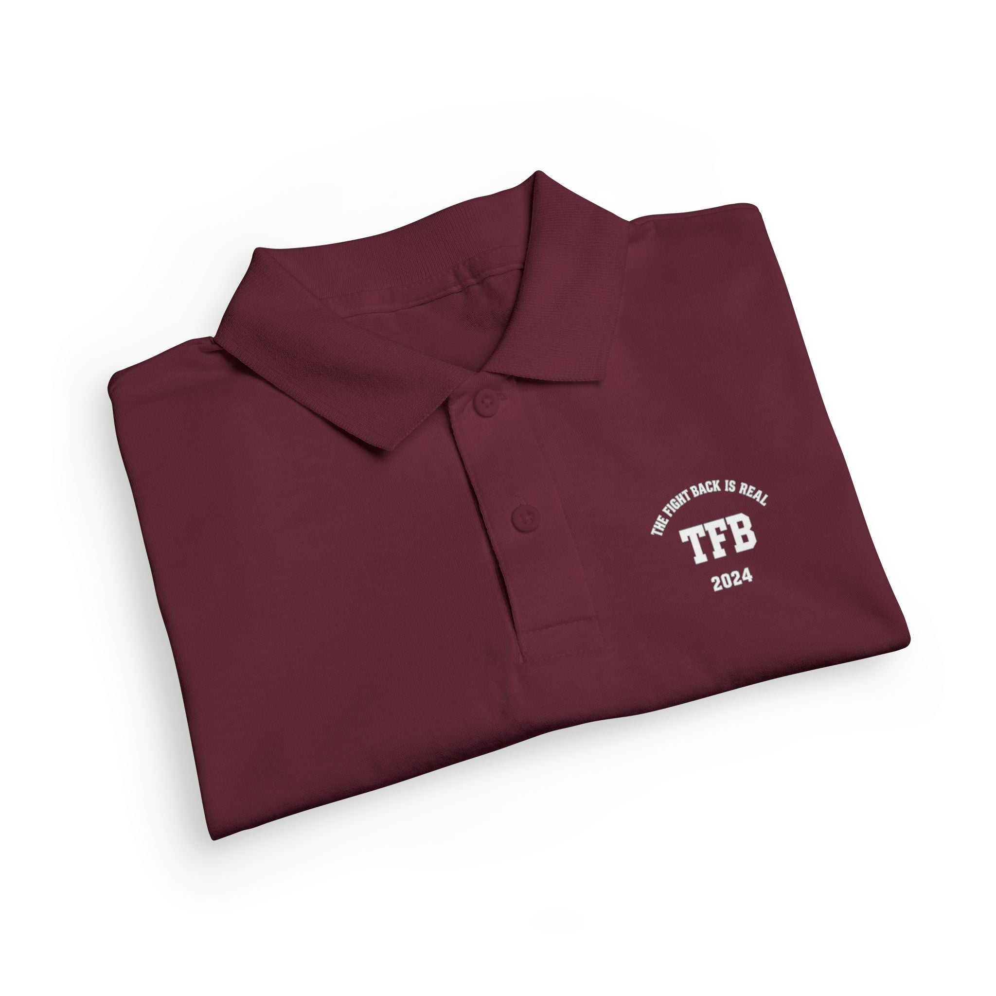 Youth Polo Shirt — Small White Arch Logo School Uniform