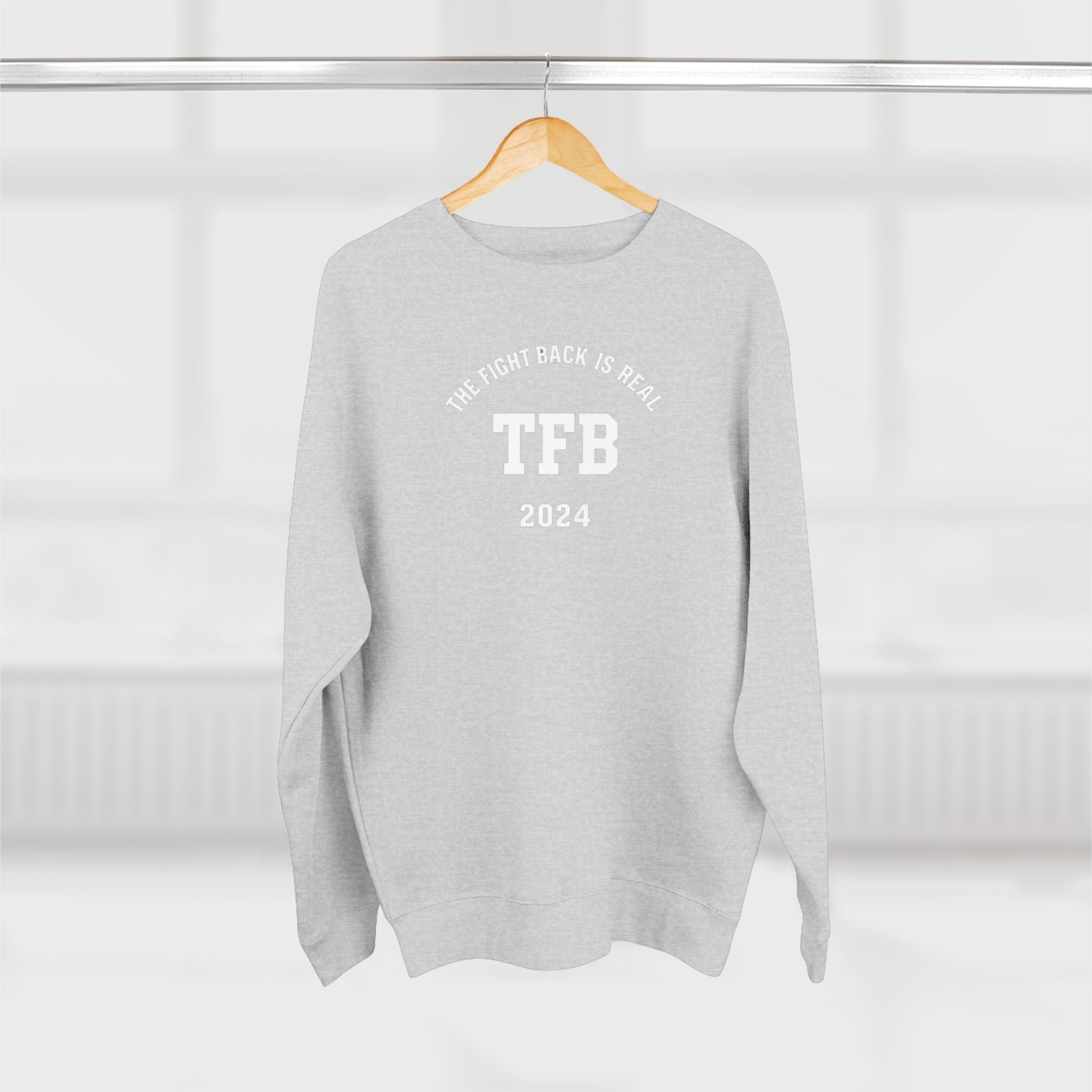 TFB 2024 Crewneck Sweatshirt — Minimal Arch Logo Pullover