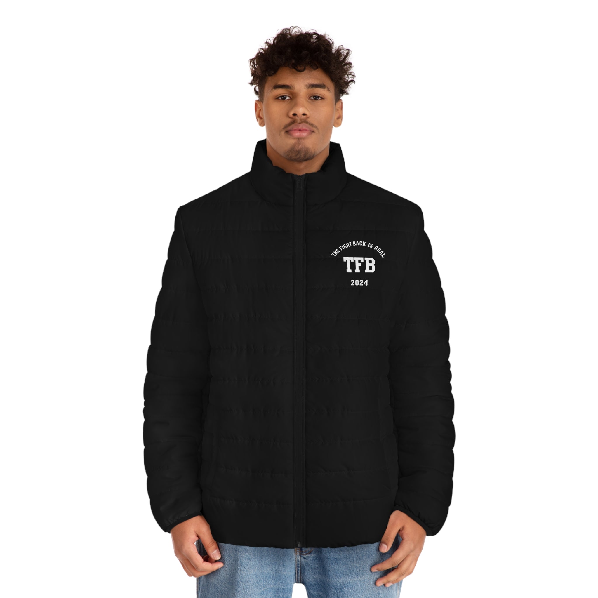 Puffer Jacket — TFB 2024 Chest Logo Quilted Coat