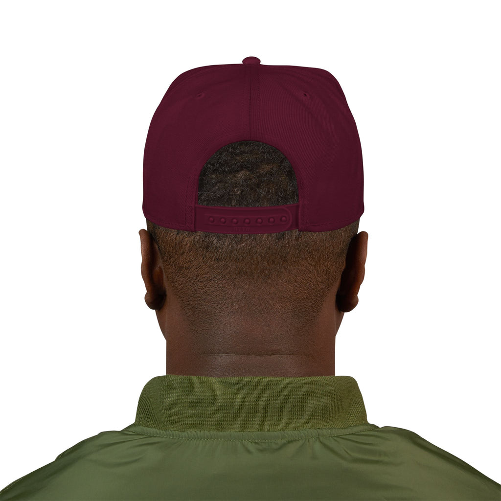 Embroidered Snapback Cap — Retro 'TB' Crest Hat
