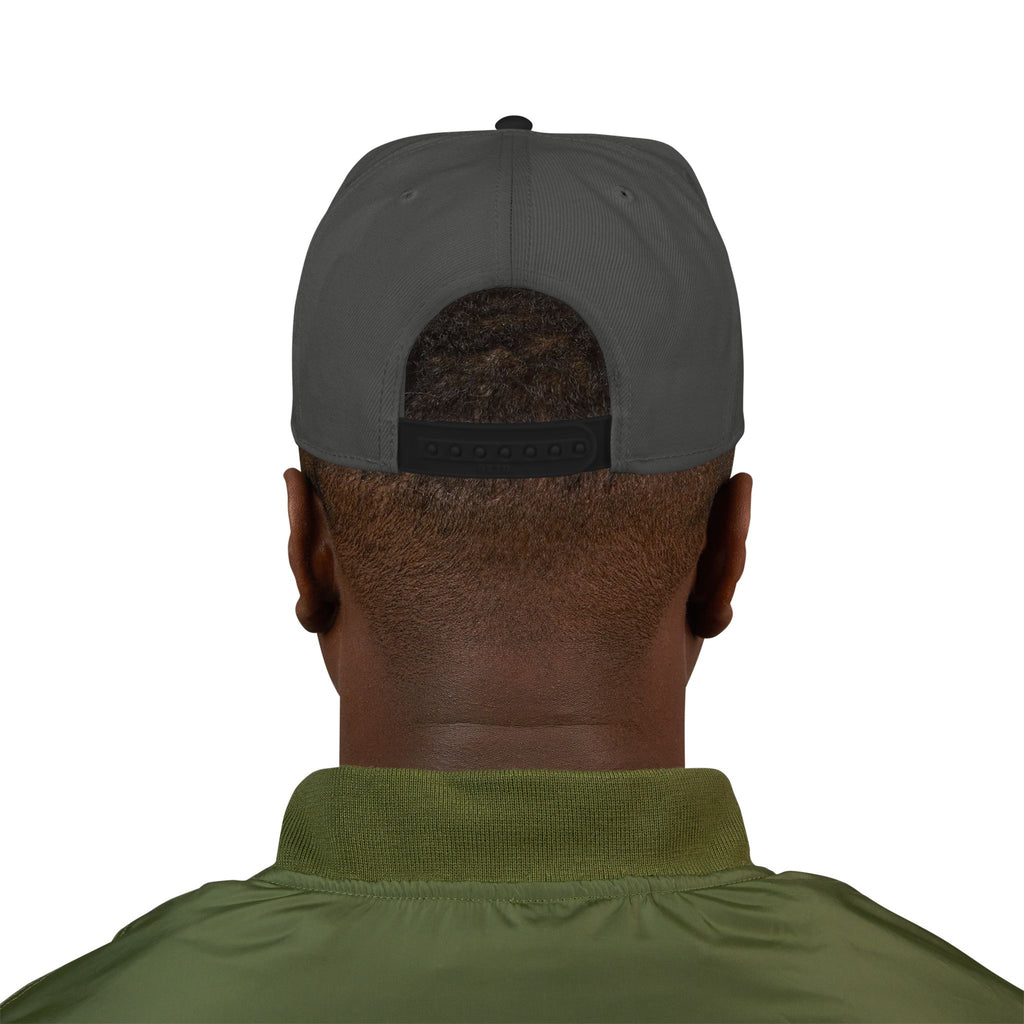 Embroidered Snapback Cap — Retro 'TB' Crest Hat