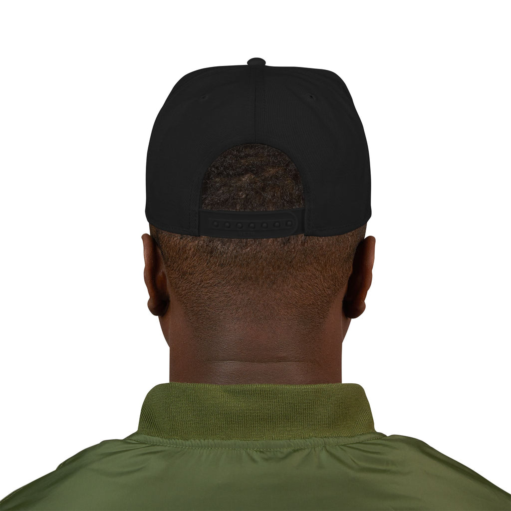 Embroidered Snapback Cap — Retro 'TB' Crest Hat