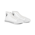 White High-Top Sneakers — Minimal Classic Casual Shoes for Men